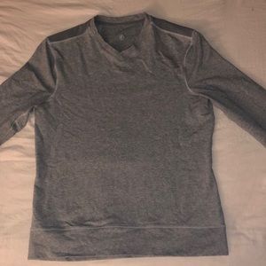 Lululemon long sleeve, grey, thick workout shirt